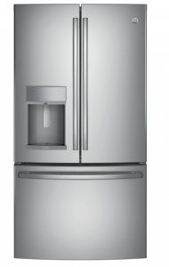 GE  Profile 22.2-cu ft Counter-depth French Door Refrigerator with Ice Maker (Stainless Steel) ENERGY STAR